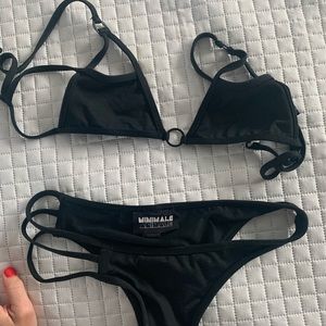 Minimale Animale black bikini.  Super sexy